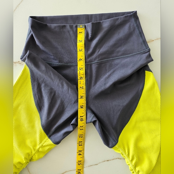 Zyia Active Neon Yellow Parallel Luxe Leggings Sz 4 - Picture 9 of 14